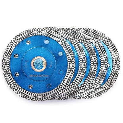 ZERICHIVE 5Pcs/Lot Super Thin 4" Tile Diamond Blade Porcelain Saw Blade for Cutting Porcelain Tile Granite Marbles