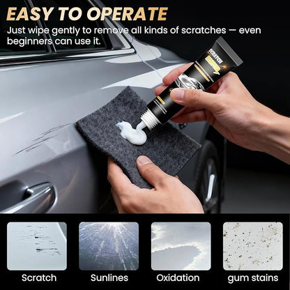 MALOK Car Scratch Remover 2025 Upgrade Nano Sparkle Magic Cleaning Cloth for Minor Car Paint Scratch Repair, Car Polish Scratch & Swirl Remover for All Vehicles