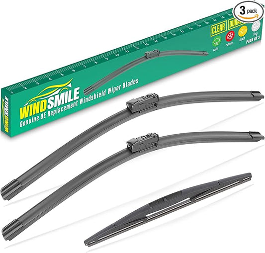 26" 20" 14" Windshield Wiper Blades Replacement for Subaru Ascent 2019 2020 2021 2022 2023 2024 2025 Premium All Weather Front Rear Wipers Set - OEM Quality (Pack of 3)
