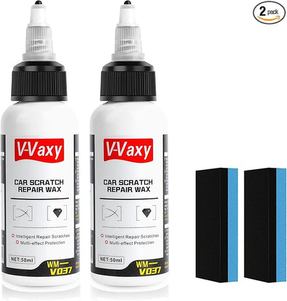 V-Vaxy Car Scratch Repair Wax, Car Scratch Repair Paint Scratch Polishing Wax, Multi-Effect Protection (2 Set)