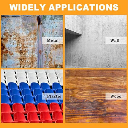 WCIC 100-Pack 3-Inch Heavy-Duty Coarse Sanding Discs | P40 to P120 | Double Supply for Large Projects | Extra Thick for Paint Removal, Rust & Wood Shaping (Heavy-Duty Coarse Kit)