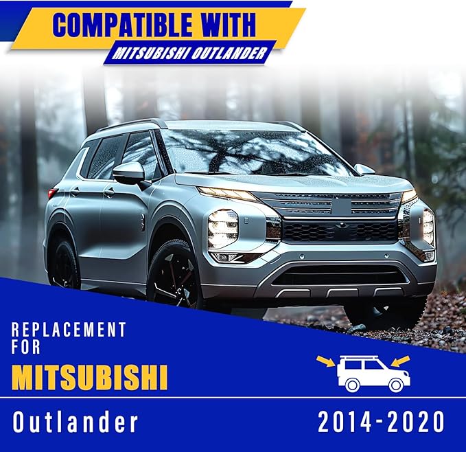 3 wipers Replacement for Mitsubishi Outlander 2014-2020, Windshield Wiper Blades Original Equipment Replacement - 26"/18"/12" (Set of 3) U/J Hook