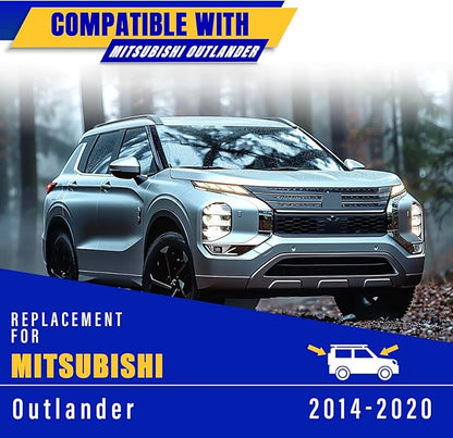 3 wipers Replacement for Mitsubishi Outlander 2014-2020, Windshield Wiper Blades Original Equipment Replacement - 26"/18"/12" (Set of 3) U/J Hook