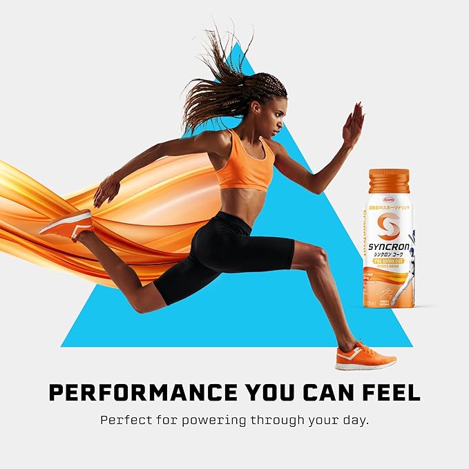 Syncron Pre Workout Sports Drink Endorsed by Shohei Ohtani, Aluminum Bottled, Sugar Free with L Arginine, L Citrulline & BCAAs, Pre Workout Energy Shot, Watermelon Kiwi, 6 Pack, 2 oz