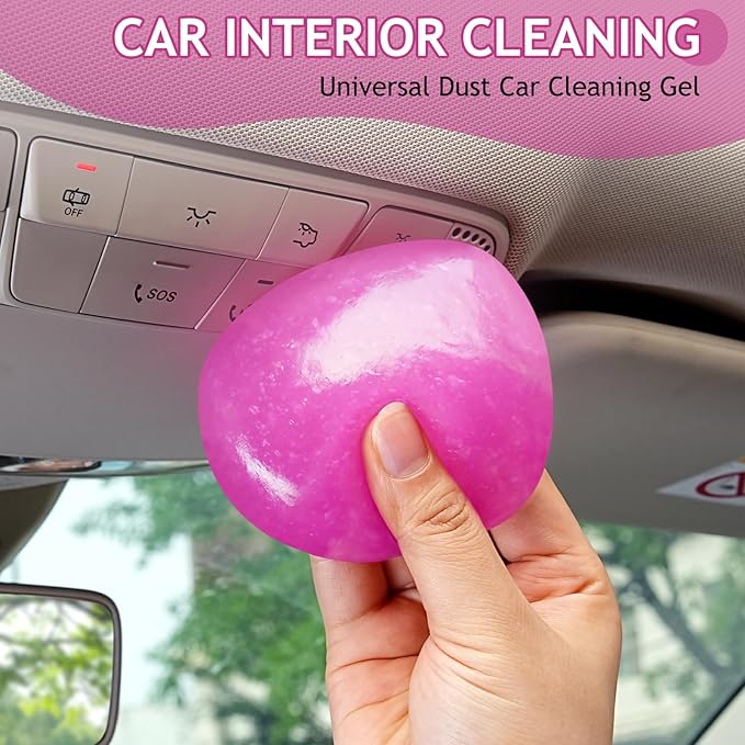 TeSabMi Car Cleaning Gel Car Cleaning Putty Car Putty Car Interior Cleaner Car Slime Car Detailing Kit Car Accessories Gifts for Men Women Stocking Stuffers