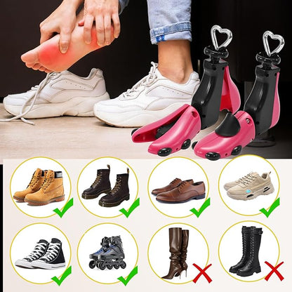 WANNUOQI Shoe Stretcher For Women Men,Boot Stretcher Women Men,Shoe Expander Widener Stretch Length Width