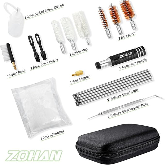 ZOHAN Shotgun Cleaning Kit for 12 Gauge,Shotgun Cleaner Supplies Gun Cleaning Kit with Gun Cleaning Brush
