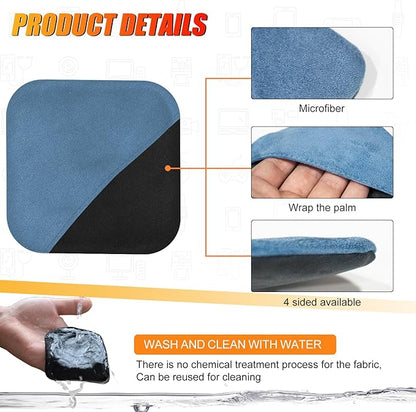 SuperKaKa Car Screen Cleaner- Vehicle Touchscreen Microfiber Cleaning Cloth, Touch Screens Clean Wipes Cars Interior Accessories for Auto Dashboard Display (Blue)
