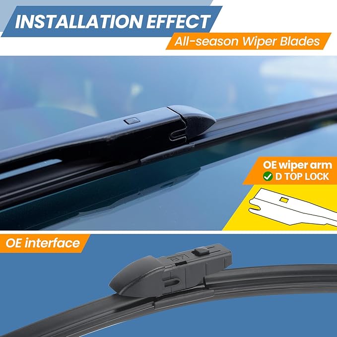 GSPSCN 3 Wipers Replacement For BMW X3 2023-2018，X4 2023-2019，Original Equipment Windshield Wiper Blades Set 26"+20"+11" (Set of 3)