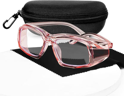 MORK&SUKY Safety Glasses for Men&Women, Anti-Fog Protective Eyewear with Side Shields for Woodworking, Lab Work,Construction.