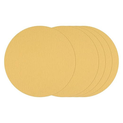 Kozelo 25 Pcs Sanding Discs 8 Inch 150 Grit Hook and Loop Random Orbital Sandpapers Suitable for Drywall Sander Wood Metal Furniture, Yellow