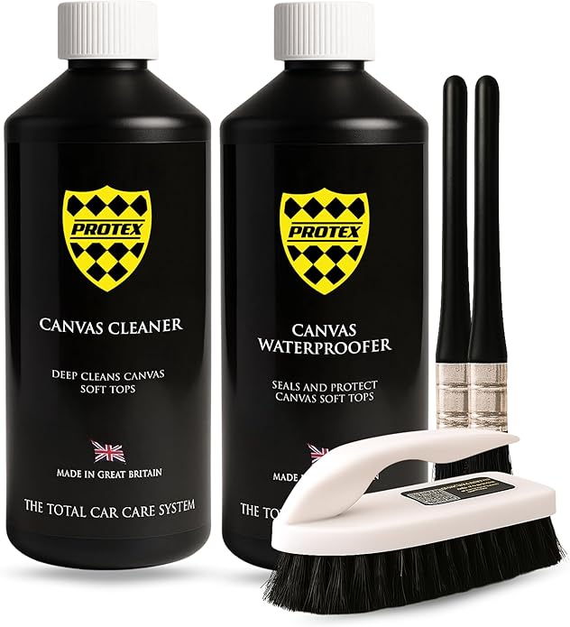 PROTEX Convertible Soft Top Care Kit with Canvas Cleaner & Waterproofer