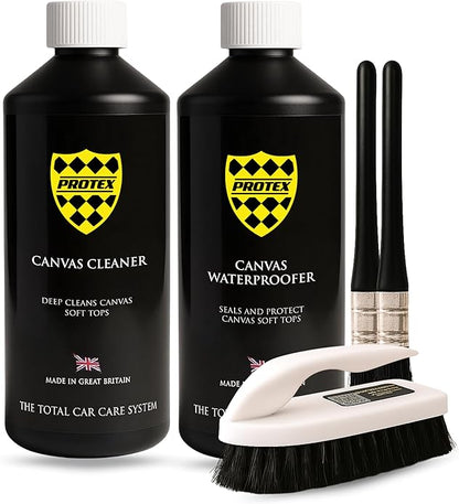 PROTEX Convertible Soft Top Care Kit with Canvas Cleaner & Waterproofer