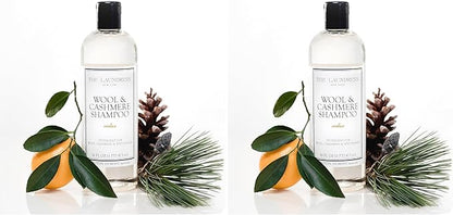 The Laundress Wool & Cashmere Shampoo, Double Concentrated, Cedar Scent, Wool Detergent, Wool wash, Cashmere Shampoo, 16 Fl Oz (Pack of 2)