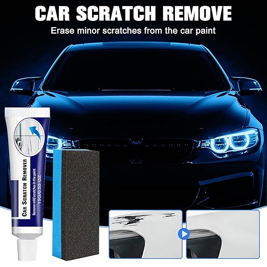 Car Scratch Remover, 2025 New Scratch Repair Paste,Scratch Remover for Vehicles,Car Cleaning Kit,Car Polishing Wax Vehicles for Deep Scratches (2Pcs)