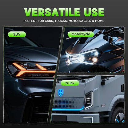 WEICA Headlight Cleaner Spray Kit - 2 Step Pro Strength Formula with Plant Based Sealant to Restore Clarity for Light Hazing Regular Upkeep