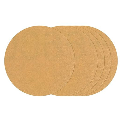 Kozelo 10 Pcs Sanding Discs 1 Inch 600 Grit Hook and Loop Random Orbital Sandpapers Suitable for Drywall Sander Wood Metal Furniture, Yellow
