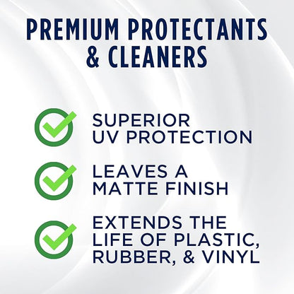 303 Products Automotive Protectant Spray - Helps Prevent Fading & Cracking, Repels Dust, Lint & Staining, Superior UV Protection & Restores Lost Color, Exterior & Interior Car Cleaning Supplies 16oz