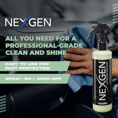 Nexgen Interior Ceramic Spray — Ultimate Interior Protection — Spray-on and Wipe-off Ceramic Coating for Hard Interior Surfaces (16 oz)