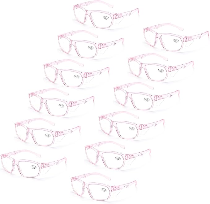 ProtectX Classic Safety Glasses, Anti-Fog Scratch Resistant Lenses, Protective Eyewear for Work, Indoor/Outdoor, ANSI Z87.1