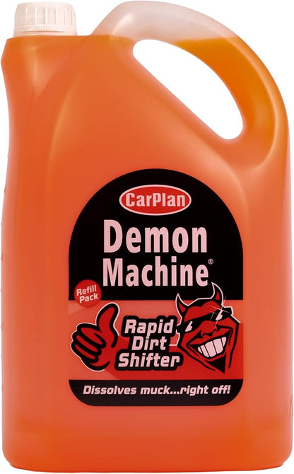CarPlan Demon Machine 169 fl Oz (5L) Refill Pack - Rapid Dirt Shifter
