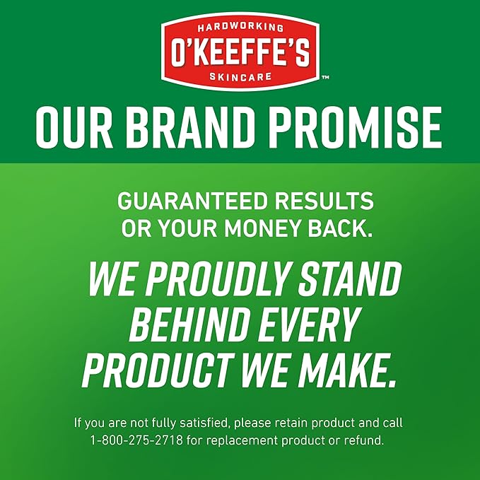 O'Keeffe's Working Hands Hand Cream for Extreme Dryness - 3 oz Travel Size Tube (1 Pack) - Repairing Skincare for Cracked, Dry Hands