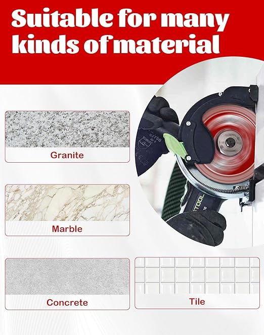 Casaverde 2 Pcs of 3" Diamond Tile Blade,Super Thin Porcelain Blade 76mm with 3/8" Arbor for Cutting Ceramic Tile,Stone Tile