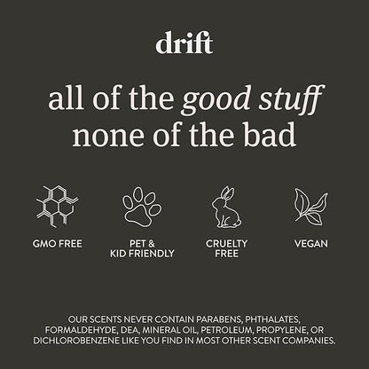 Drift Car Air Freshener - The Original Stone Air Freshener - Car Odor Eliminator - Long Lasting Scent - Metal Clip - Essential Oils - Clean Ingredients - Amber Scent 3 Pack Refill - NO CLIP INCLUDED