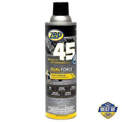 Zep 45 Dual Force Multi-Purpose Penetrant and Lubricant - 14 oz (Case of 12) - 325101 - Excellent Rust Prevention, Superior Penetration, Low Odor