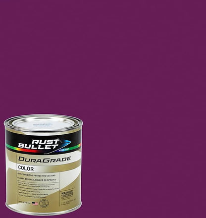 RUST BULLET DuraGrade Color - Purple - 1 Quart - Advanced Technology Corrossion Control, Rust Inhibitor & Protective Coating, Exceptional Adhesion, UV Resistant