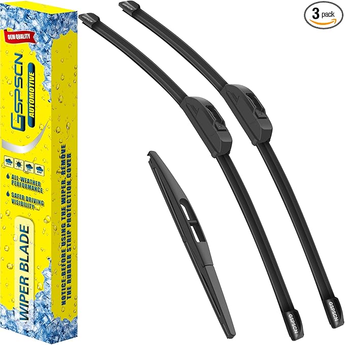 GSPSCN 3 Wipers Replacement For Jeep Grand Cherokee 2025 2024 2023 2022，Original Equipment Windshield Wiper Blades Set 26"+20"+10" (Set of 3)