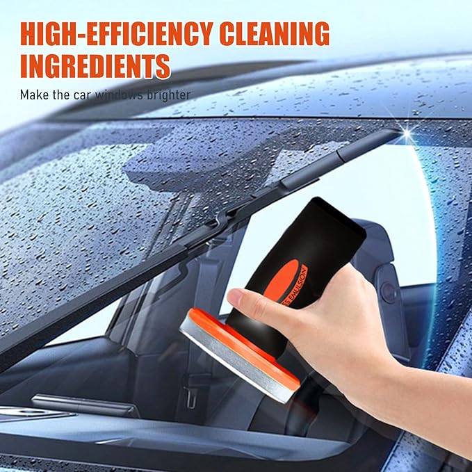 elesysy Car Glass Guard,Car Oil Film Cleaner,Glass Guard Windshield Cleaner &Oil Film Remover For Cars Window, Glas s Emulsion Coating, Crystal Clear View