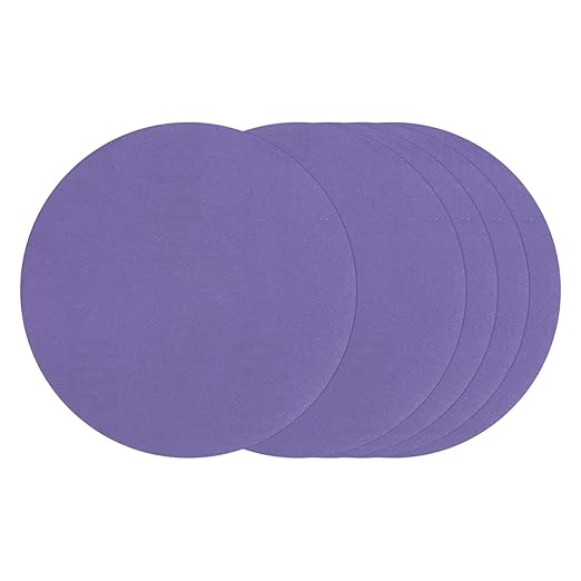 Kozelo 40 Pcs Sanding Discs 3 Inch 1500 Grit Hook and Loop Random Orbital Sandpapers Suitable for Drywall Sander Wood Metal Furniture, Purple