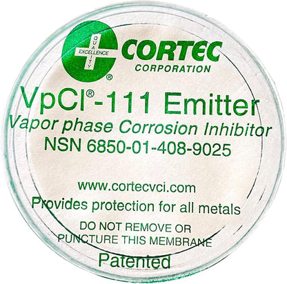 Cortec VpCI-111 Anti Rust VCI Emitter Cup - Protects 11 Cubic feet - 2 Year Corrosion Protection (1 Unit)