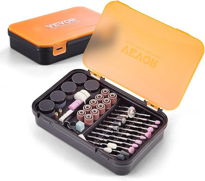 VEVOR Rotary Tool Accessories Kit 357PCS, 1/8" Diameter Shank Power Rotary Tool Accessories Set, Universal Fitment Electric Tool Accessories for Carving, Sanding, Cutting, Drilling, Cleaning, Grinding