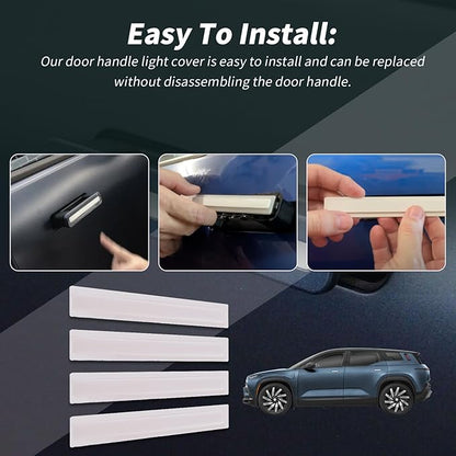 XTPTFABS Door Handle Light Cover KIt Compatible with Fisker Ocean 2023 2024 (Handle Light Cover)