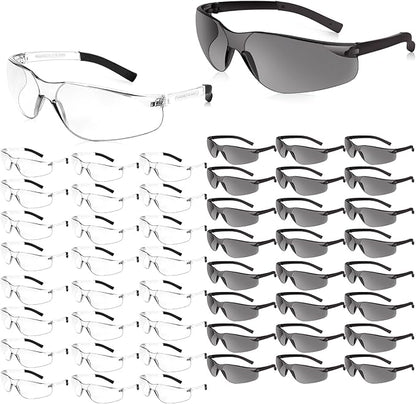 Salfboy Safety Glasses for Men Women ANSI Z87.1 Safety Glasses Bulk Protective Eyewear Scratch-Resistant