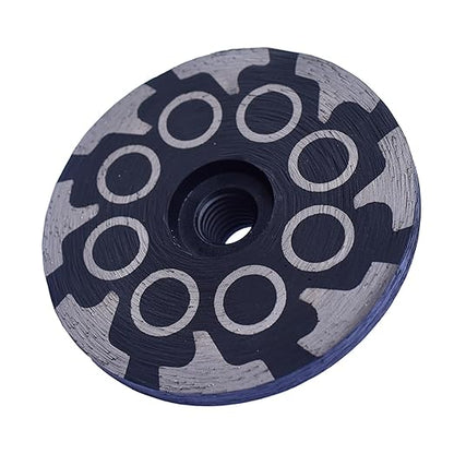 Actintool 4 in.x 5/8-11 in. Chip Free Resin Filled Diamond Grinding Cup Wheel for Stone Engineered Countertop Edge Surface Grinding