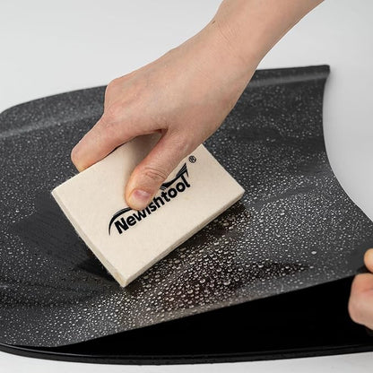 NEWISHTOOL Wool Felt Squeegee for Window Tinting, 2 Sizes Shrink Wool Squeegee, Scratch-Free Soft Window Tint Applicator