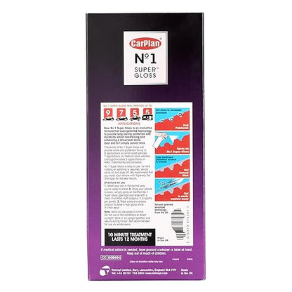 CarPlan No.1 Car Polish Wax, Super Gloss Sealant Kit, 21 Fl Oz