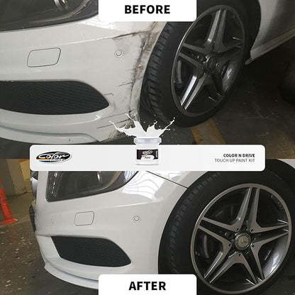 Color N Drive Touch Up Paint - Compatible with Toyota Lunar Rock (6X3) - Scratch and Chip Repair Kit - Plus Pack