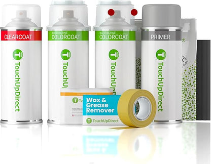 TouchUpDirect D4 Rapid Red Metallic Tinted Tricoat for Ford Exact Match Touch Up Paint Aerosol - Platinum Package