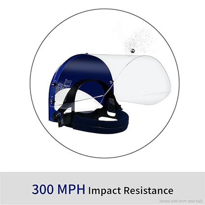 Blue Eagle Faceshield Replacement Visors (FC48N) | Clear | Edgeless | High Impact Extrusion-grade Polycarbonate | 3 PCS