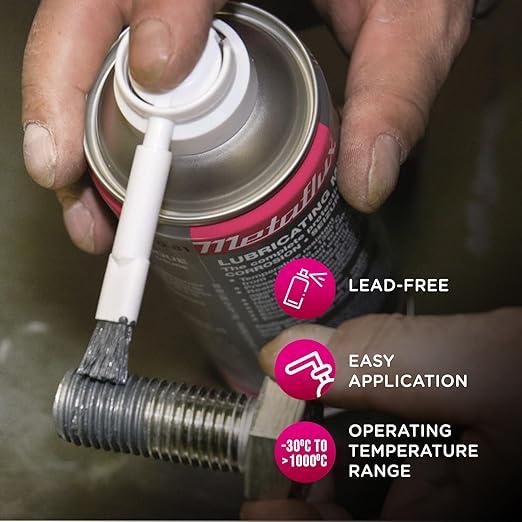 Titanium Corrosion Inhibitor and Lubricant Spray for Metal –Industrial Heavy Duty Rust Prevention Spray for Automotive –Water Resistant Non-Flaking Aluminum-Free Fluid Film by Metaflux 13.5 Oz 1 Pack
