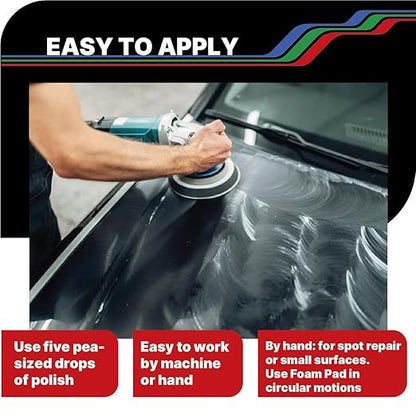 LAUCO Step 3 High Shine Finish Compound, Professional Ultrafine Polish for Automotive Paint, Silicone-Free, Clear Coat Safe Finishing Compound for Deep Gloss and Swirl-Free Reflection