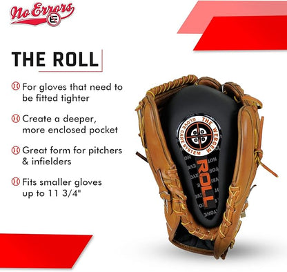 No Errors WebGem Fielder’s Glove Care System – Formation & Break-in Tool for Baseball Mitts, Holds Shape, Essential Gear, Gift for Players