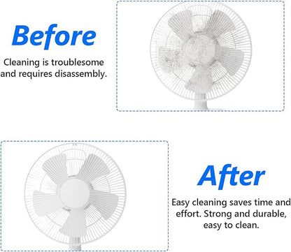 3 Pcs Bendable Fan Cleaning Brush Reusable Microfiber Washable Fan Cleaner Duster for Ceiling Fan Blades Air Conditioning Home Vents Shutters Car Interior (Blue)