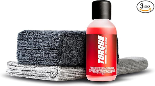 Torque Detail Redline Shine Ceramic Coating 60ml Kit - Ceramic Coating Kit For Cars - Easy To Apply, Over 2 Years of Protection - Premium, Professional Results For Your Car, Boat, RV, Motorbike & More