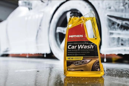 Mothers California Gold High Performance Car Wash, 48 oz. — pH Balanced, Eco-Friendly, Super-Sudsy, Foam Cannon, Safely Cleans Without Stripping Wax, Sealant or Coating, Removes Dirt & Grime (05648)