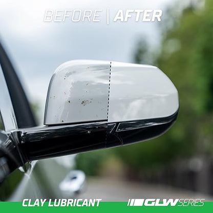 3D Clay Lubricant GLW Series | DIY Car Detailing | Hyper Slick Lubrication for Clay Bars | Eliminates Contaminants from Paint | Ultra Surface Protection | Decontamination Formula | Easy to Use | 64oz